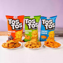 印尼进口红白兔干酪烧烤味玉米片烤玉米味145g追剧休闲膨化零食