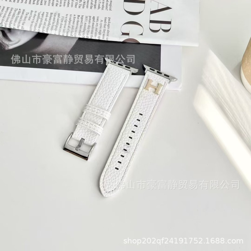 Apple watch ストラップ ライチ パターン applewatch7/8/S9/se Apple iwatch レザー ウルトラに適しています。|undefined