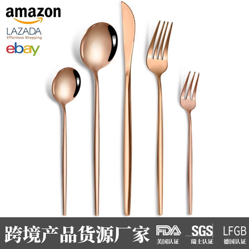 로즈 골드-5 피스 세트