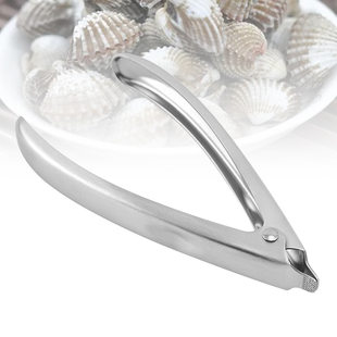 Factory wholesale stainless steel open clam clamp house creative clams shell clip Kaiba nuts kitchen tool