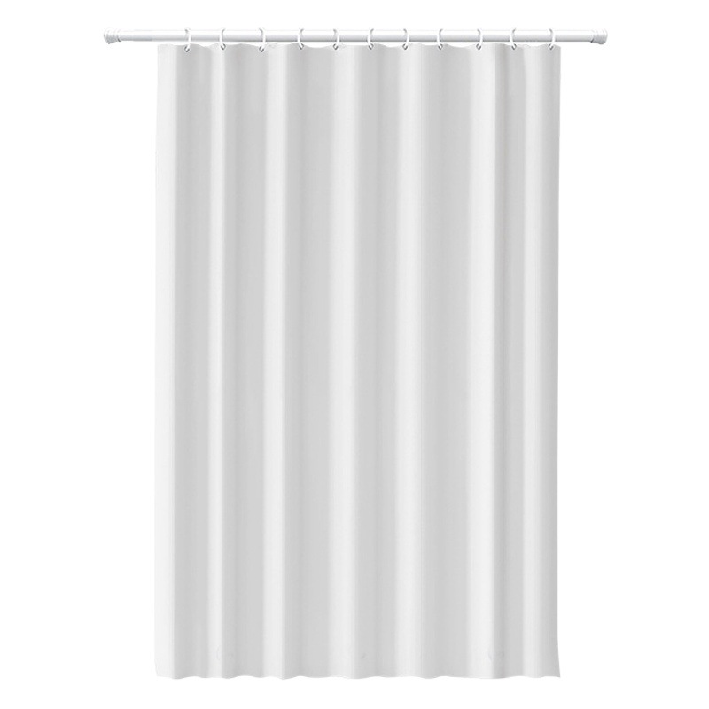 Cortina de Ducha de PEVA Impresa en 3D, en Existencia, Transfronteriza, Engrosada, Impermeable, Antimoho, Separador de Baño con Ganchos Incluidos