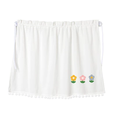 wholesale car sun protection heat: Sun shade - yellow-powder-blue-flower-curtain