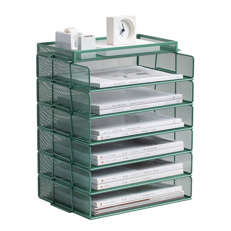 Металлическая стойка для хранения файлов многослойная стойка для хранения многослойная книжная полка вертикальная стойка для организации файлов канцелярские принадлежности
