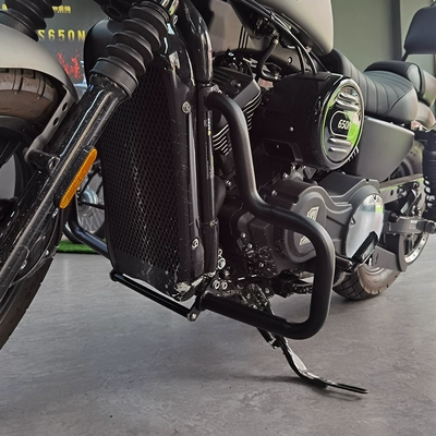 Motorcycle tail — motorcycle modified shelf backrest bumper - type-a-black-bumper