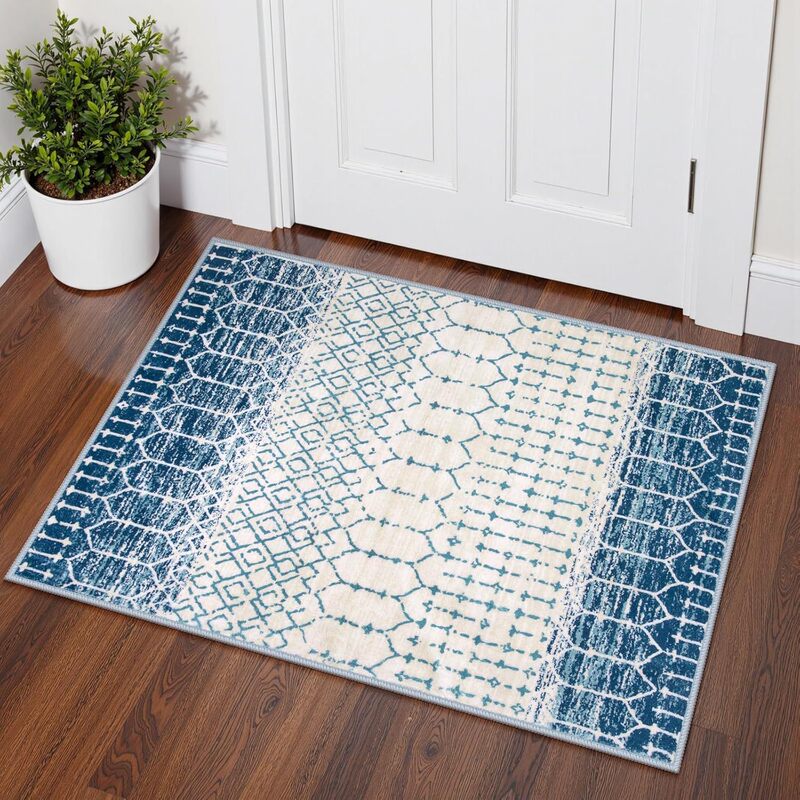 Cross-Border Moroccan Floor Mats, Entrance Door, Bathroom Decorative Floor Mats, Wear-Resistant, Dirt-Resistant and Easy-Care Door Mats in Stock