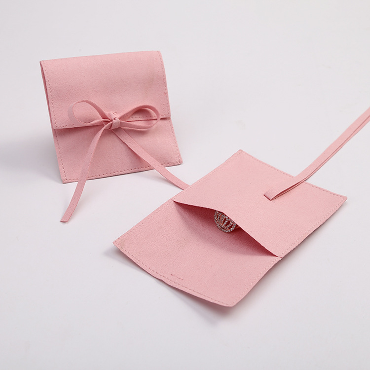 Simple Style Solid Color Synthetic Fibre Jewelry Packaging Bags display picture 5