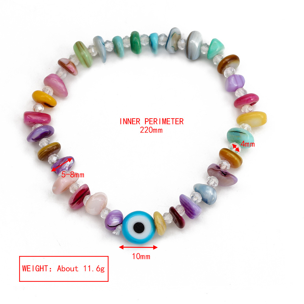 Fashion Eye Copper Inlay Zircon Bracelets 1 Piece