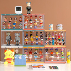 Blind Box Storage and Display Stand POP MART Figure Storage Box Acrylic Dustproof Box LEGO Transparent Collection Cabinet