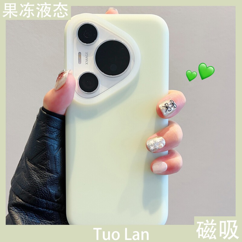 Mobile Phone Case for Huawei pura70pro Liquid Silicone P60Pro Skin Sense Couple Mate60/50 Internet Celebrity
