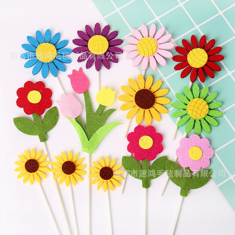 Supply felt baking cake decoration small animal New cake card insertion scene mushroom small house plug-in Supply felt baking cake decoration small animal New cake card insertion scene mushroom small house plug-in