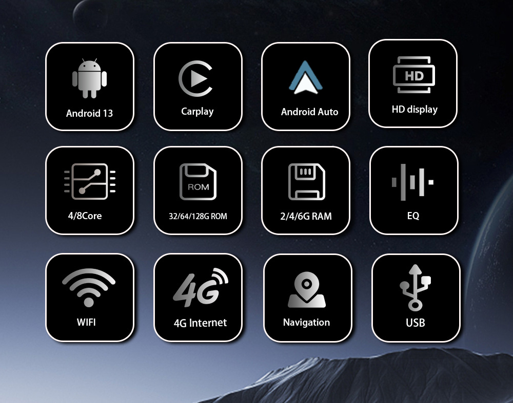 Suitable for Toyota Camry Car Central Control Large Screen Android Navigation Reversing Image Bluetooth Radio