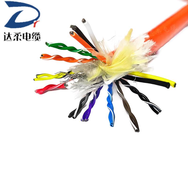 Darou Special Category 6A Waterproof Network Cable, Seawater-Resistant Pur Polyurethane Underwater Gigabit Ethernet Shielded Cable