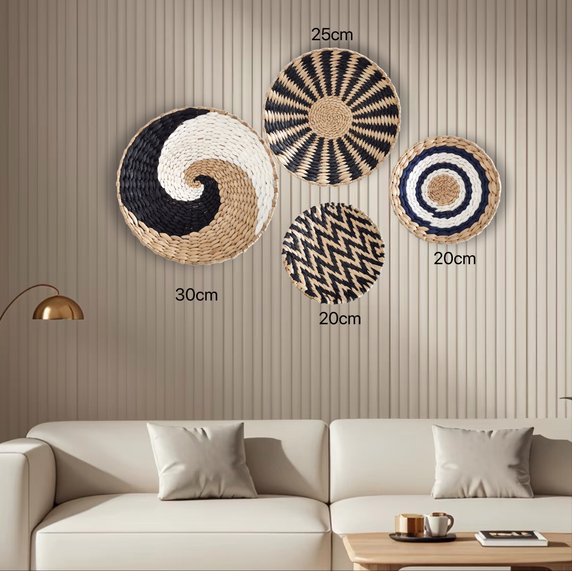 Decoración de Pared Tejida a Mano Estilo Pastoral para Restaurante y Paredes image 12