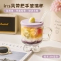 家用办公室小众带盖吸管杯