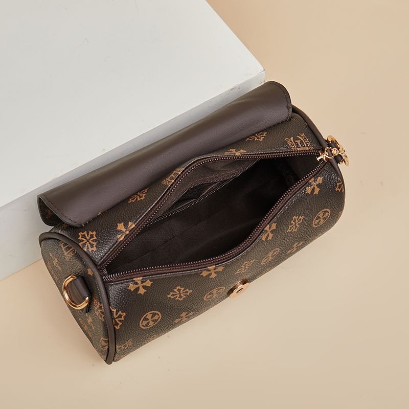 Cylindrical Bag for Women 2026 New Spring and Autumn Crossbody Underarm Small Square Bag Soft Leather High-End Shoulder Bag for Women