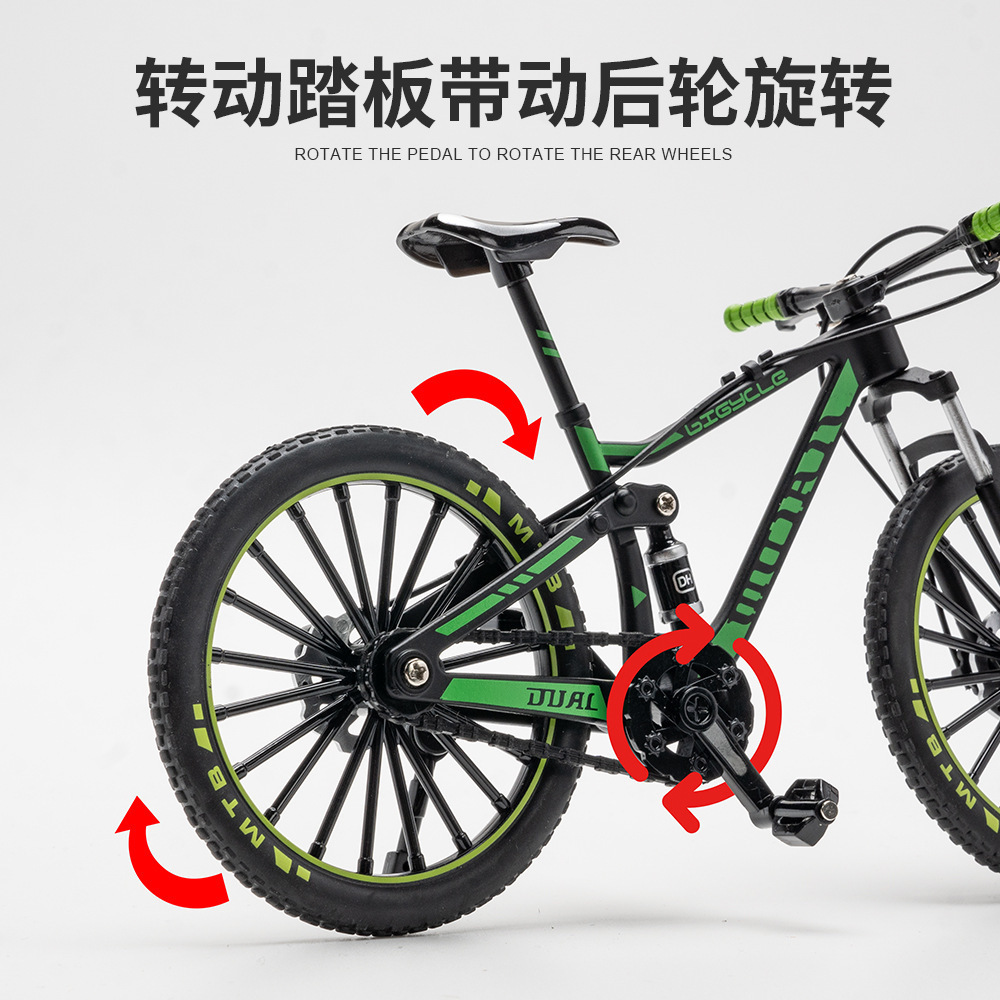 Aleación de cailixin 1 a 8 off-road montaña bicicleta deslizante juguete graffiti carretera coche modelo decoración colección