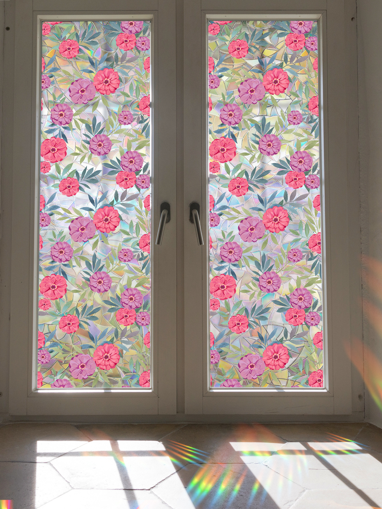 140g Weight Glass paster Home Textiles & Decor Type PVC Material Leaf Pattern Casual, Pastoral Style Casual Pastoral Leaf PVC Glass Paster Wall Art 213