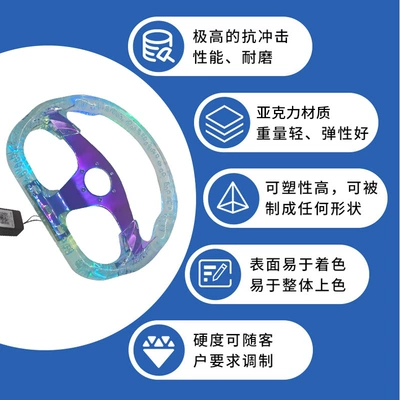 Colorful Night Light – Qìchē Steering wheel