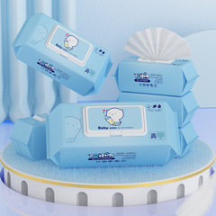 80 pure water baby wipes with cover hand and mouth cleaning wipes large pack fart wipes baby newborn 100