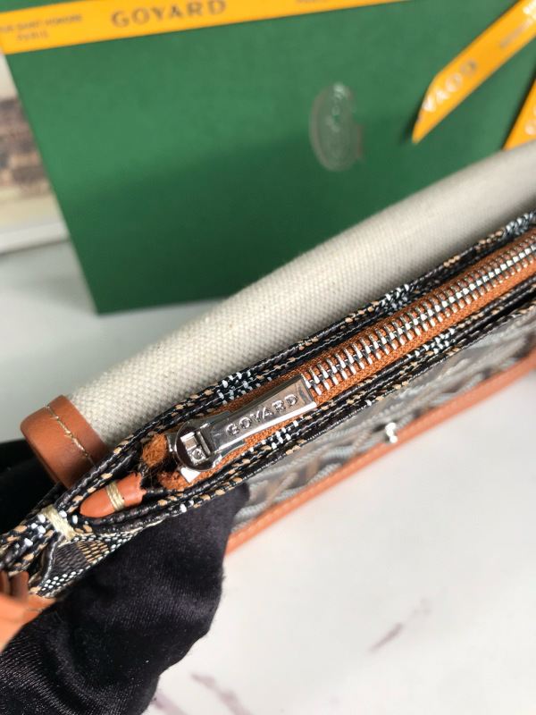 新品Goyard/戈雅信封包Plumet老花Y字满印woc邮差包单肩斜挎女包|undefined