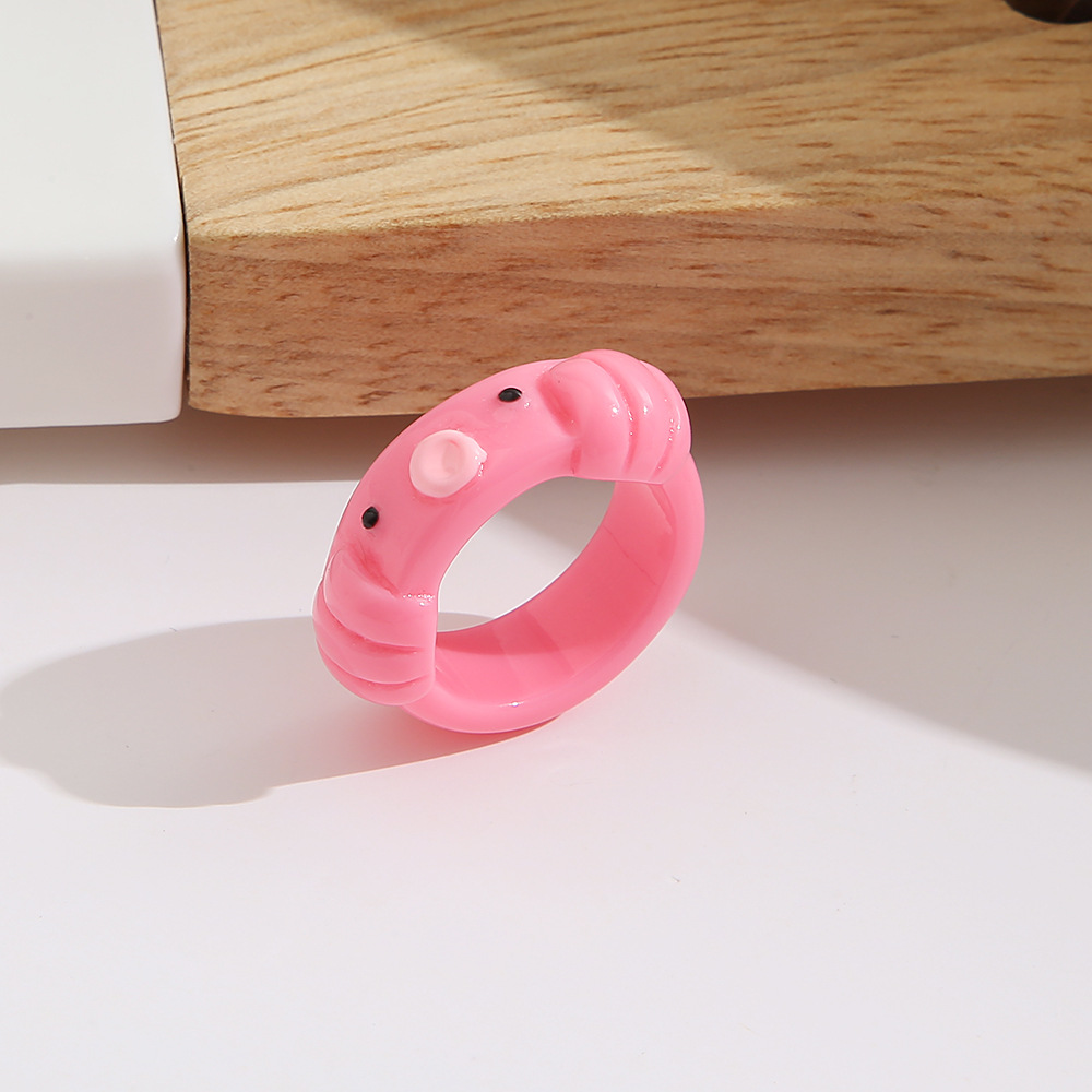Cute Octopus Resin Rings
