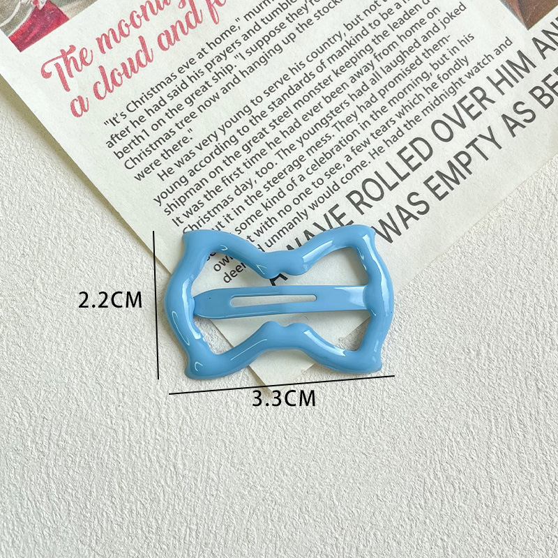 小女孩多巴胺蝴蝶结发夹儿童可爱BB夹宝宝边夹女孩后脑勺碎发发卡