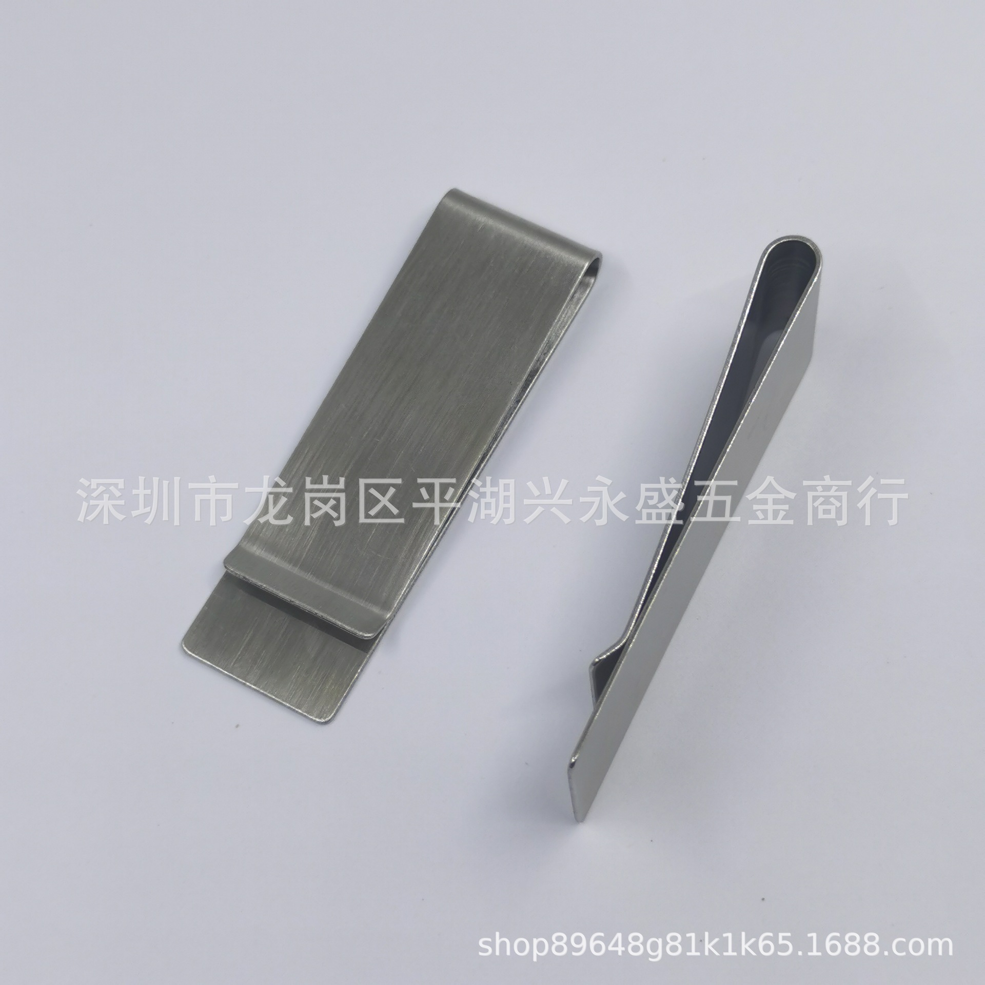 高品质不锈钢美金票夹笔记本弹力夹 钱包钱夹不锈钢钱夹现货批发