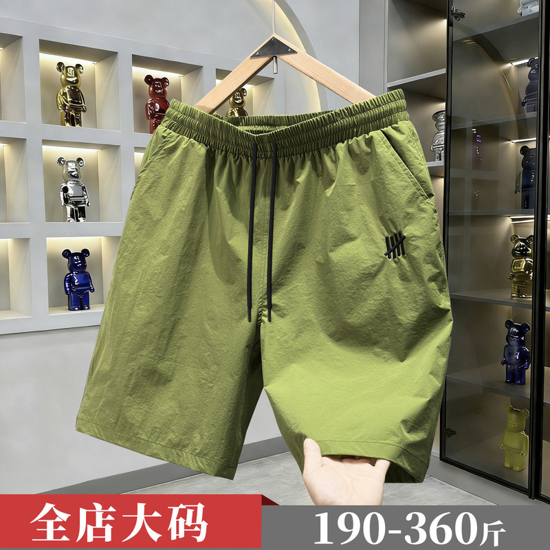 Summer Loose-Fitting Fitness Basketball Youth Sports Shorts for Men, Breathable, Thin, Trendy Brand, Running and Casual Wear