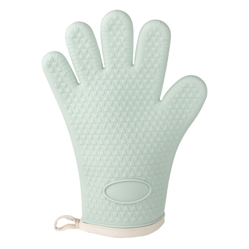 Horno de microondas de silicona anti-escaldado guantes horno de cocción guantes especiales de aislamiento térmico al por mayor engrosada de alta temperatura resistente a la cocina del hogar