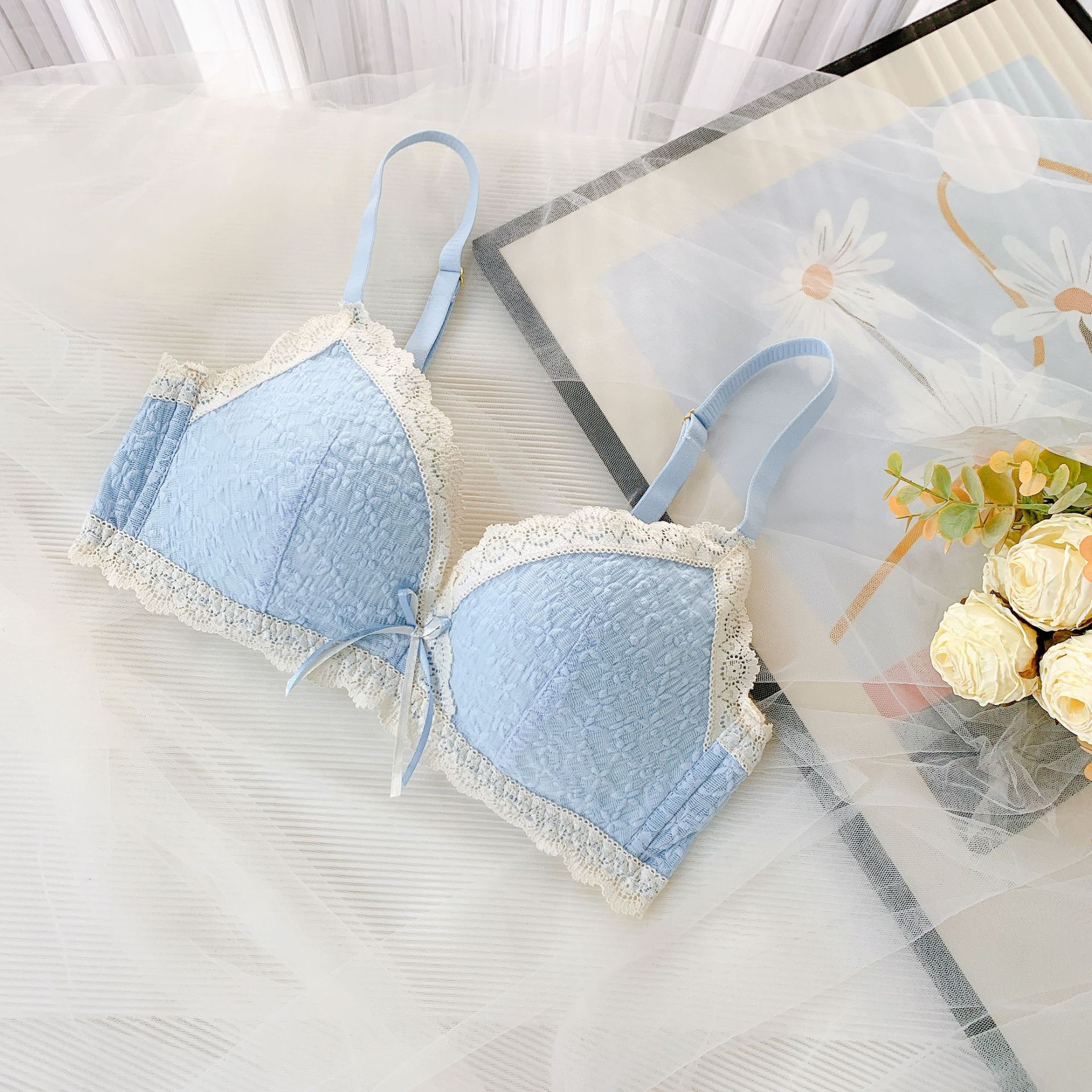 블루 싱글 피스