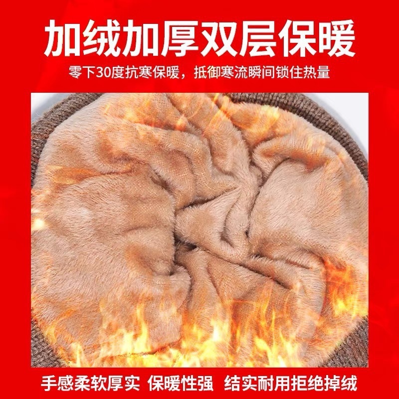 帽子女冬季韩版休闲骑车保暖加绒加厚防寒护耳女士围脖毛线帽秋冬|undefined