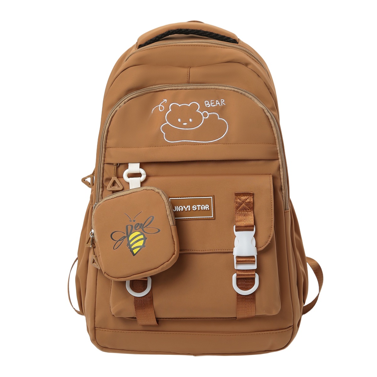 Mochila de gran capacidad JIAYISTAR transfronteriza nueva moda coreana simple bolsas escolares de estudiantes de secundaria calientes
