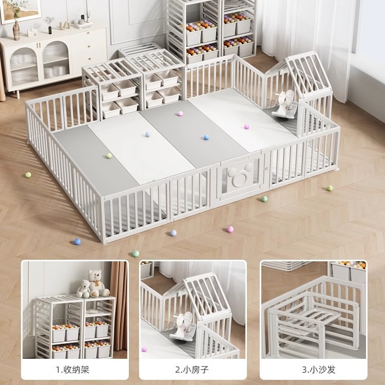 Corralito para bebés Yi Hai, valla de juego interior para niños, tapete de escalada para uso doméstico, valla para niños pequeños.