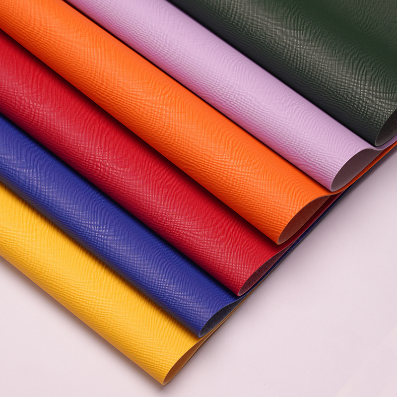 1.0 thick classic Pu Saffiano cotton wool bag mat leather fabric small toothpick pattern sofa furniture leather 1.0 thick classic Pu Saffiano cotton wool bag mat leather fabric small toothpick pattern sofa furniture leather