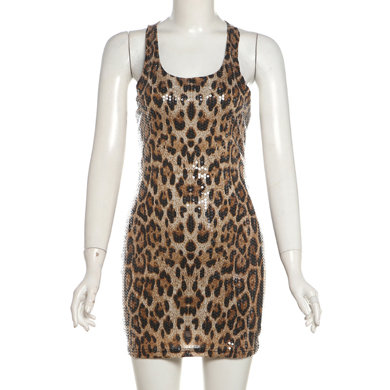 Womens Sexy Sequin Bodycon Dress Spaghetti Straps Figure Hugging Trendy Design Perfect for Parties and Night Out