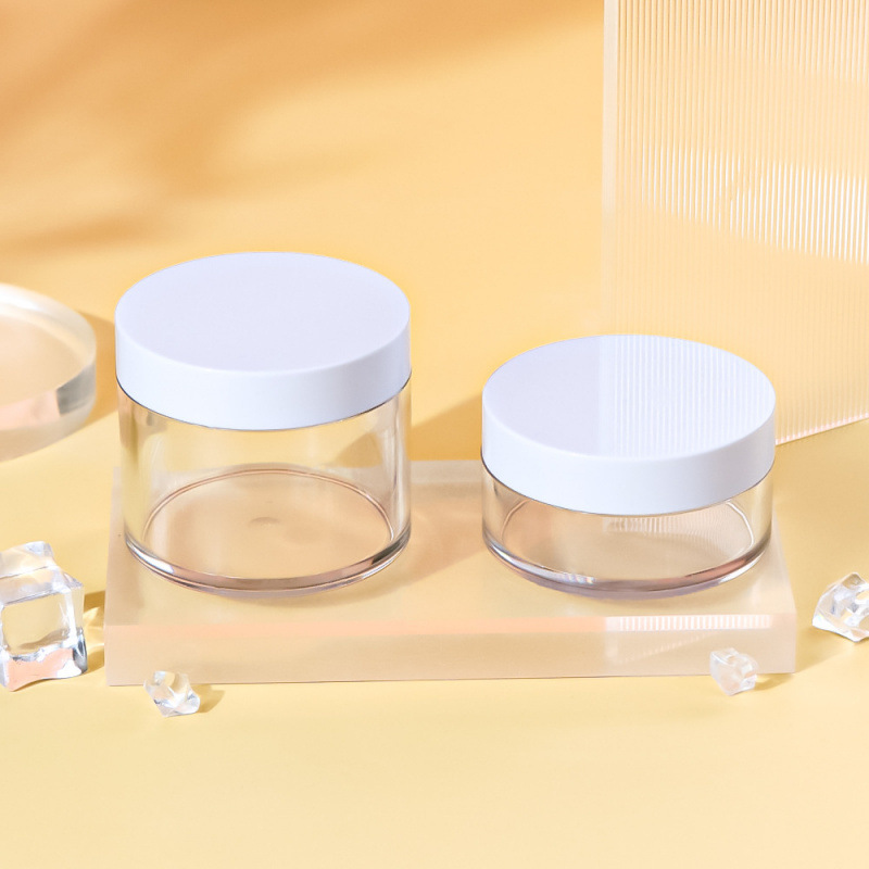 50 グラムプラスチッククリームボトルペットスキンケアマスクフェイスクリームボトル 100 ミリリットルクリーニング泥マスクスクラブ詰め替え缶|undefined