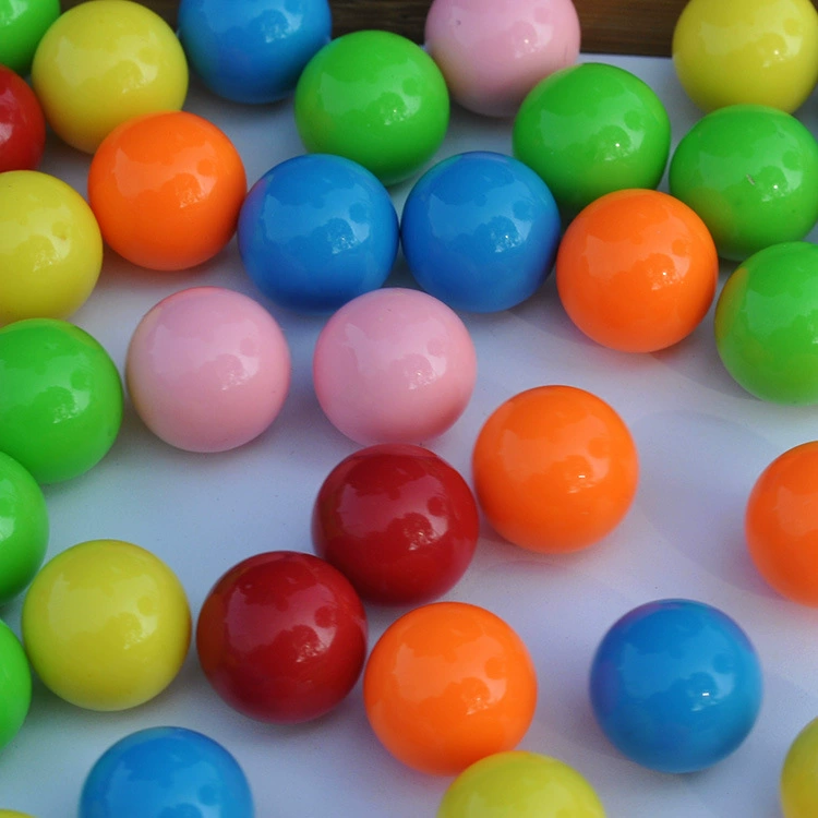 Mixed plastic round beads, stone inlay for teaching maths, 20mm