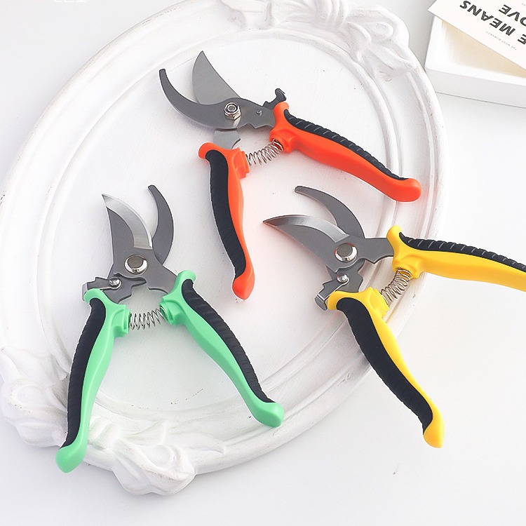 Nuevas herramientas de jardinería de flores de siete colores cordier tijeras de flores tijeras de cinta tijeras de oro tijeras de corte de papel tijeras de flores