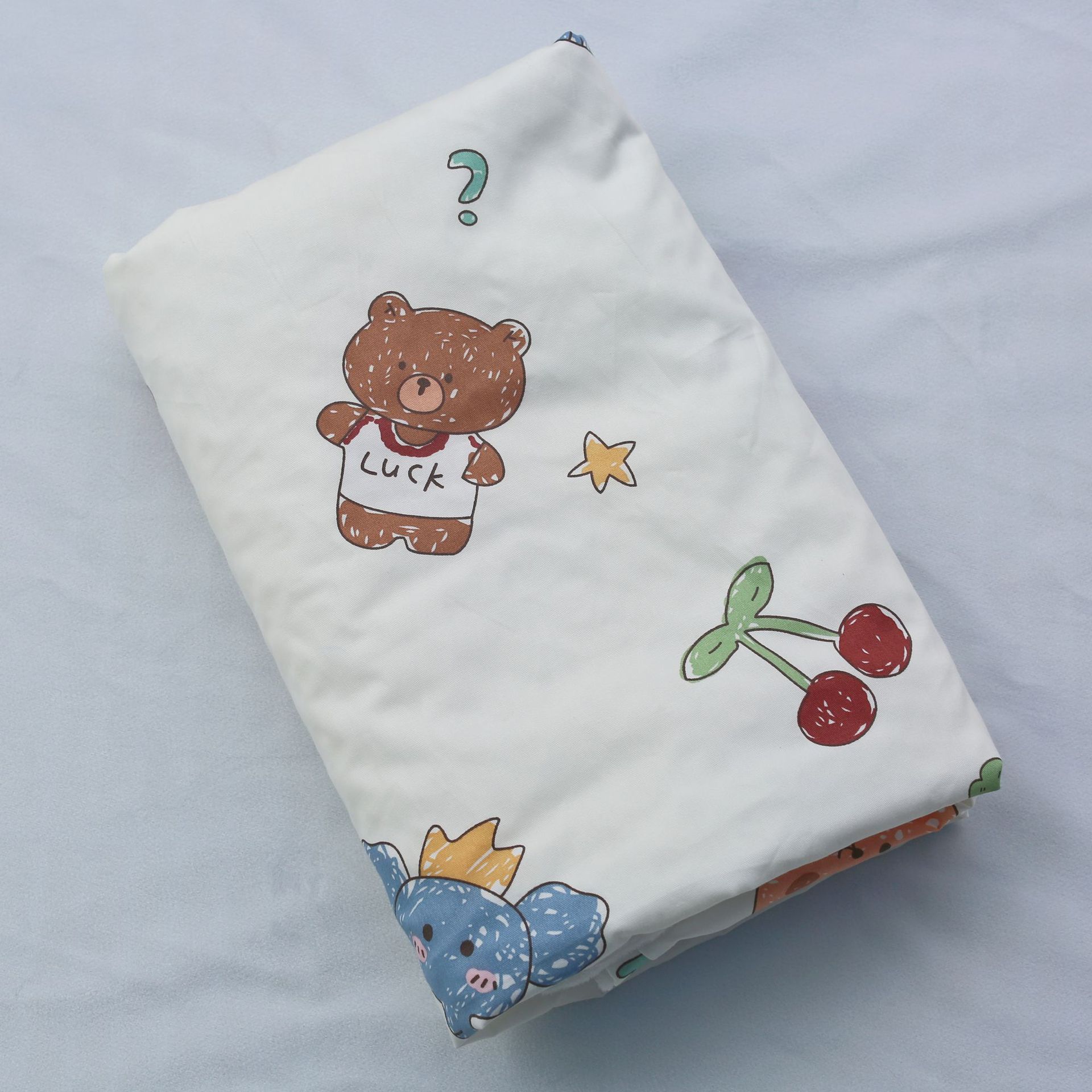 목화곰코끼리(흰색 배경)