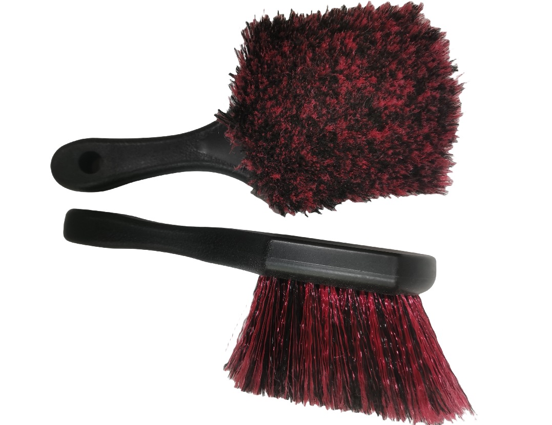 Car Cleaning Tools Tire Brush Short Handle Carpet Brush Wheel Hub Cleaning Brush Strong PVC
