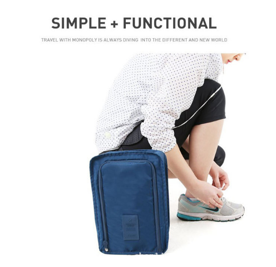 鞋子收纳袋折叠旅行鞋袋 防水旅游鞋包折叠包防尘袋