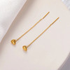 Fashionable silver needle, fresh earrings, city style, Korean style, 2021 collection