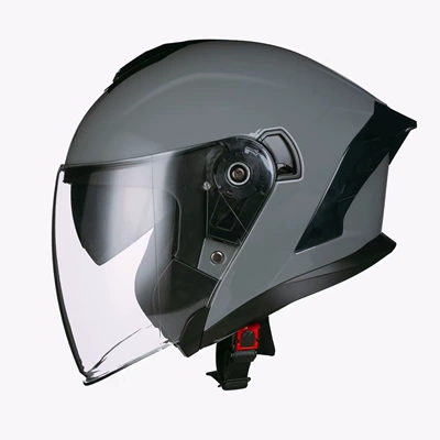 Women, Full-Face Motorcycle Winter Helmets, Motosiklet kaskı (dəbilqə) - cement-gray-s