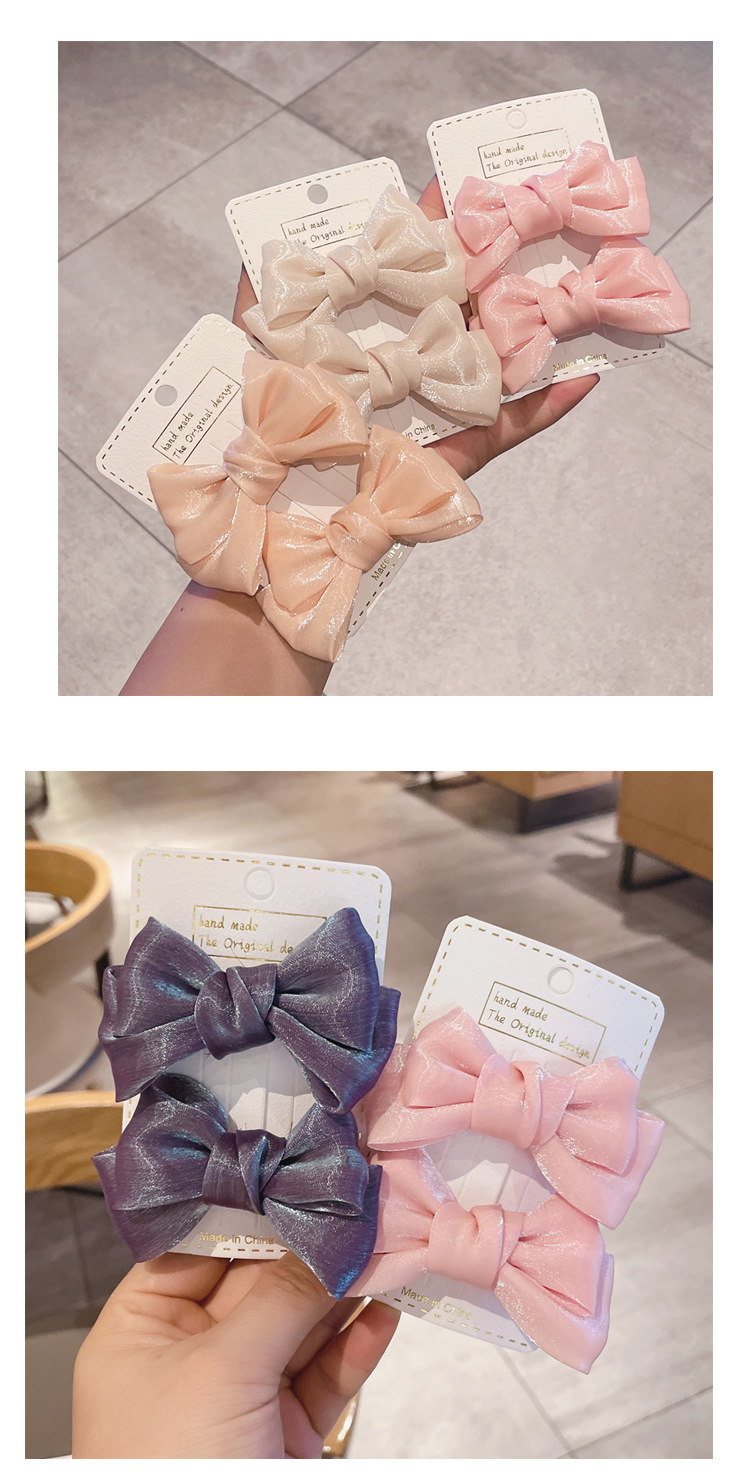 Fashion Bow Knot Cloth Handmade Hair Clip display picture 4