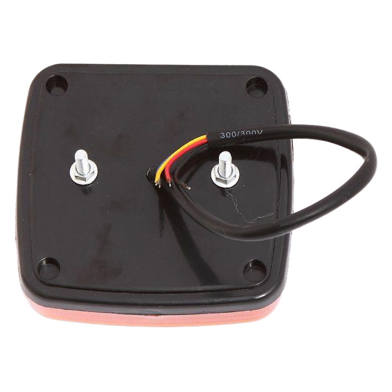 20LED rojo amarillo camión luz trasera luz de señal de remolque con luz de matrícula luz trasera de freno