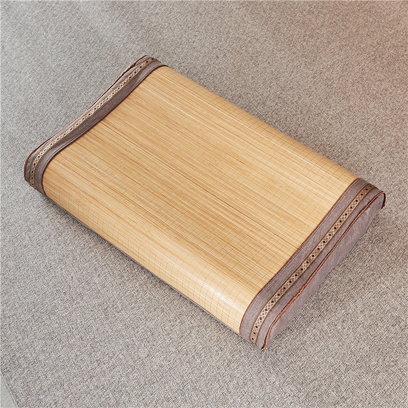 대나무 매트 60x40cm 성인 라텍스 베개 베개 커버 대나무 실크 매트 여름 어린이 50*30cm 메모리 베개