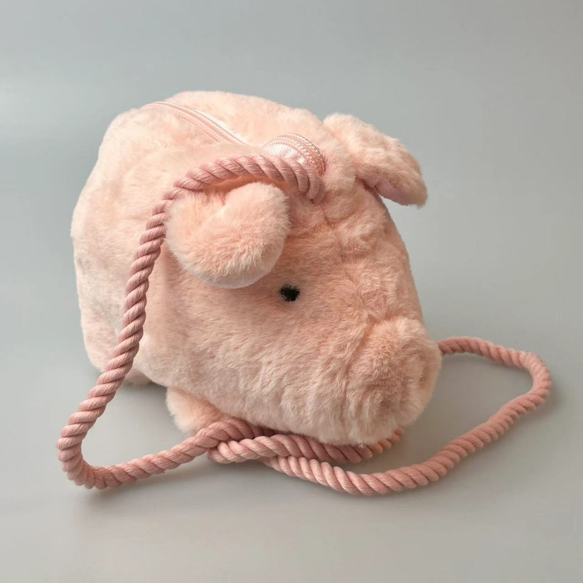 毛绒猪猪斜挎包