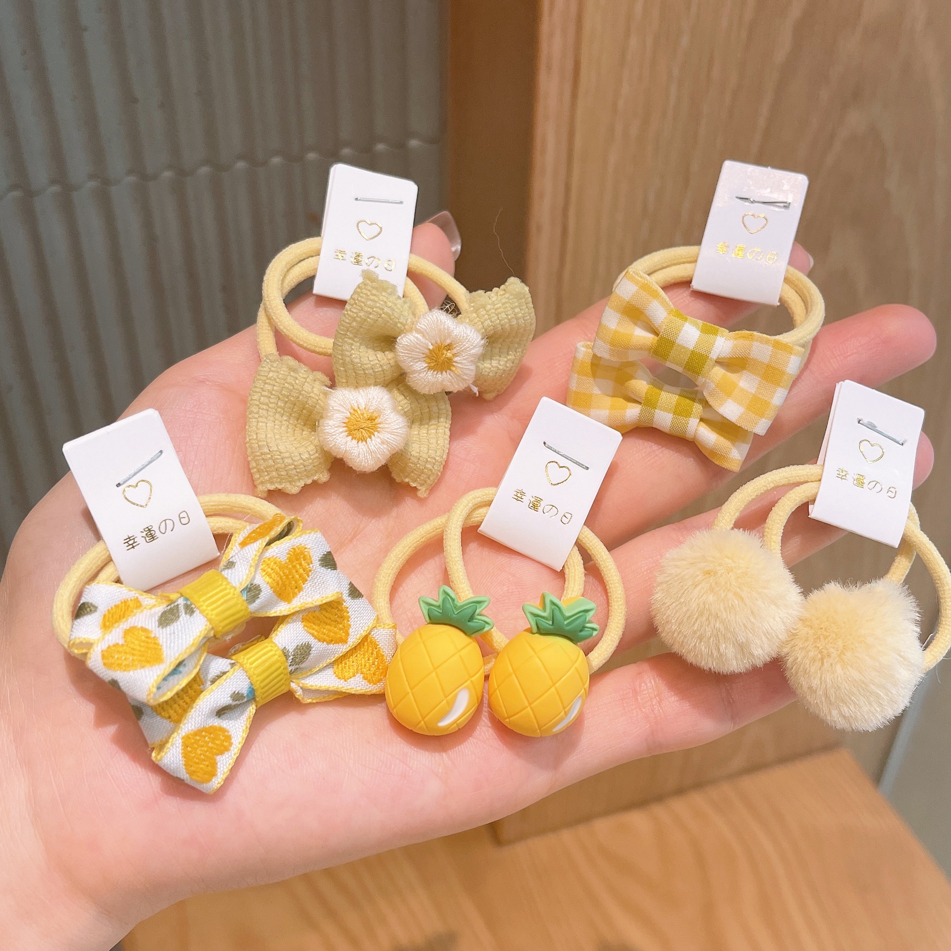 TFQ010-5#yellow pineapple 10 sets