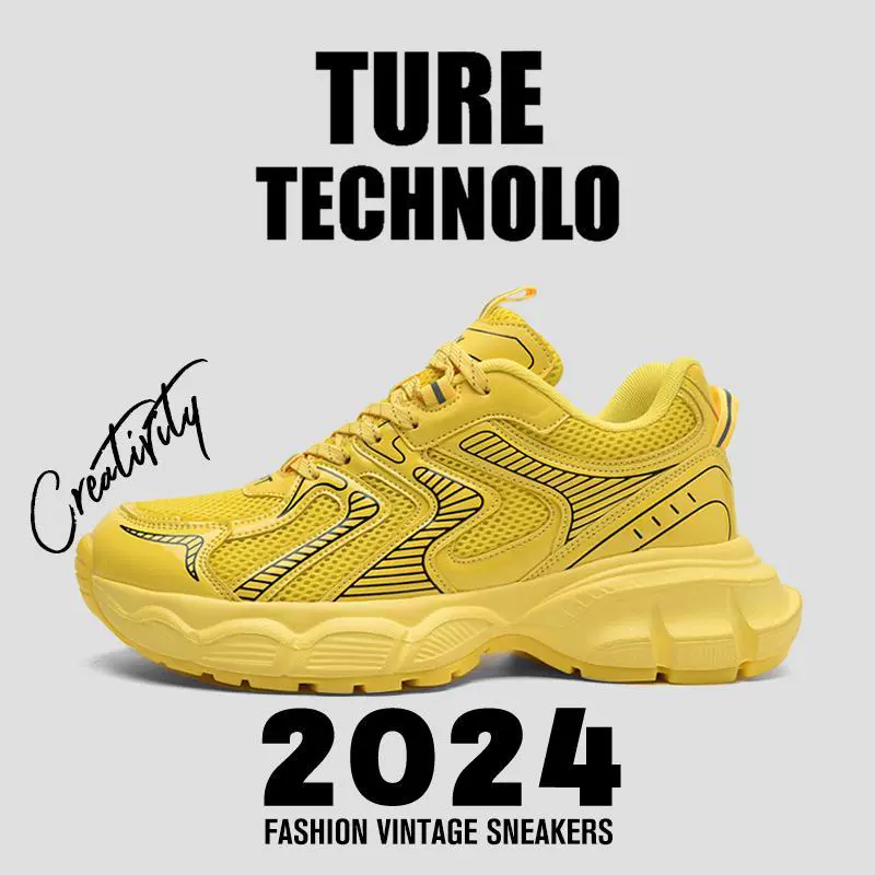 Трендовые 2025 кроссовки "dad shoes" S