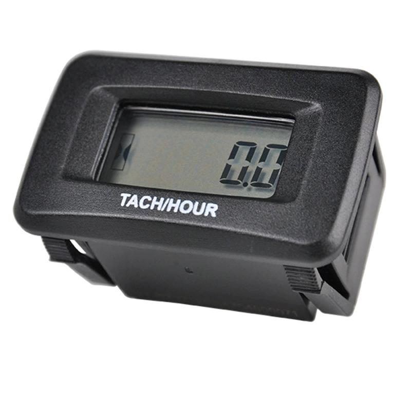 Электрическая косилка счетчик моточасов газонокосилка ветка дробилка Встроенная установка водонепроницаемый цифровой дисплей таймер счетчик моточасов